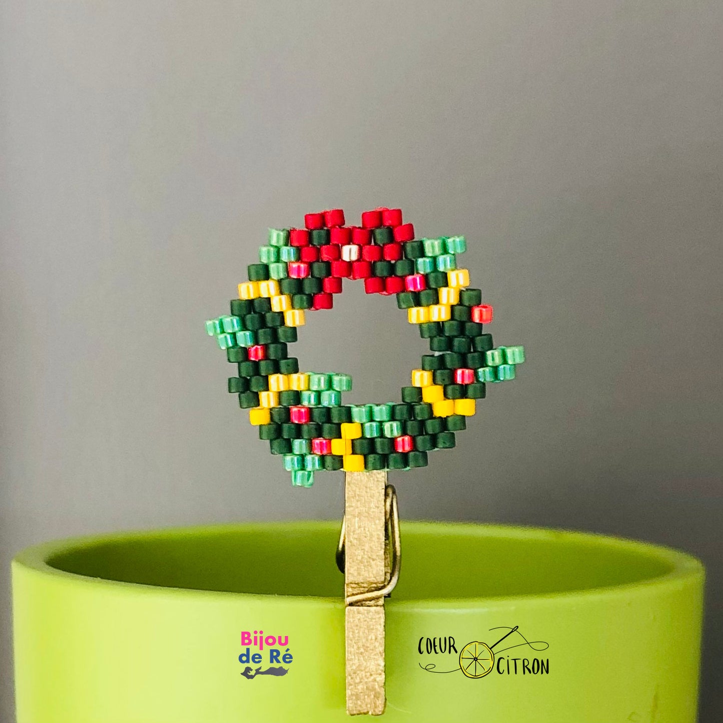 la corona de navidad