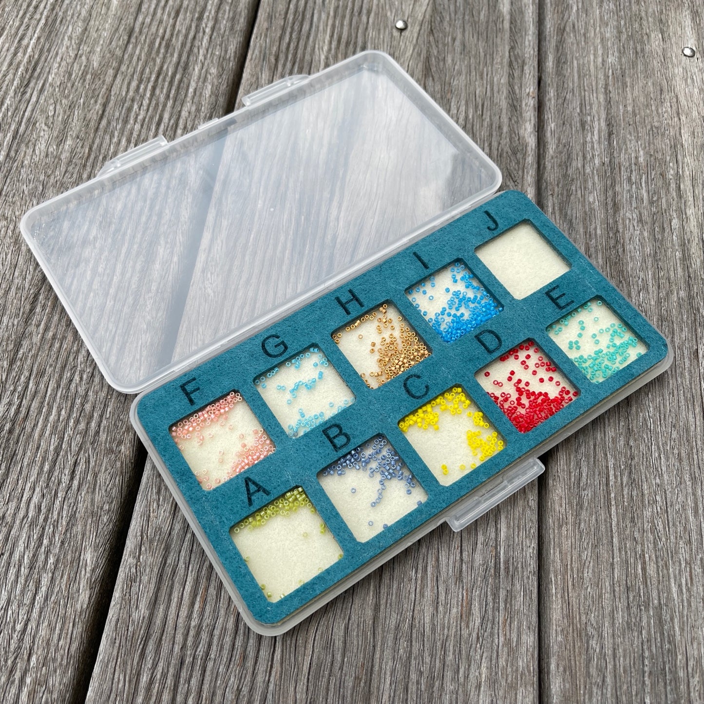 Nomadic bead organizer 10 compartments