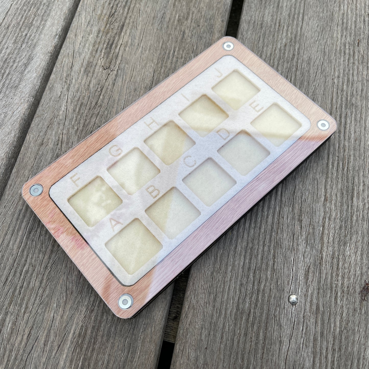 Bead organizer with lid 10 compartments