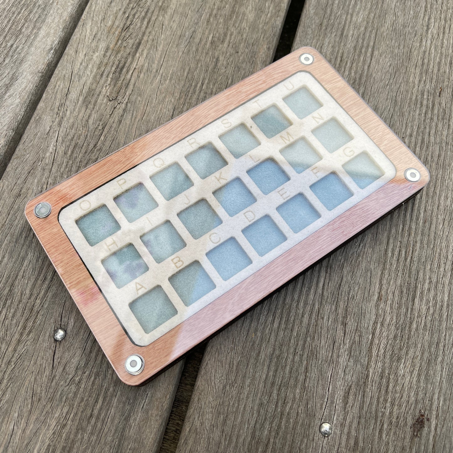 Bead organizer with lid 21 compartments