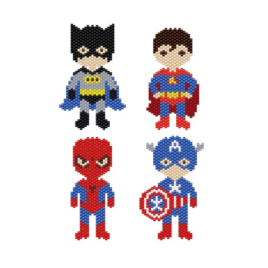 4 Super heros lot numéro 1