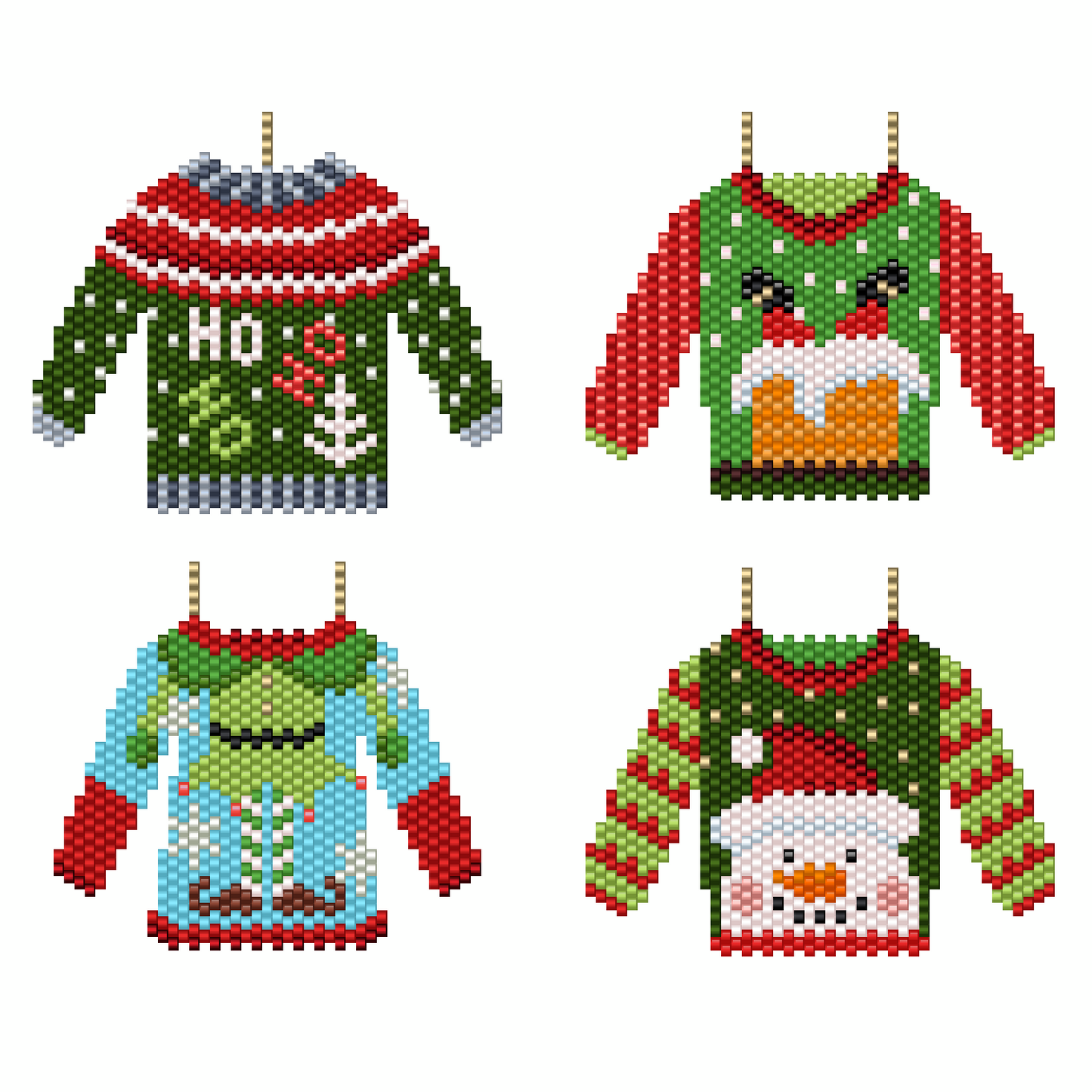 4 Christmas sweaters