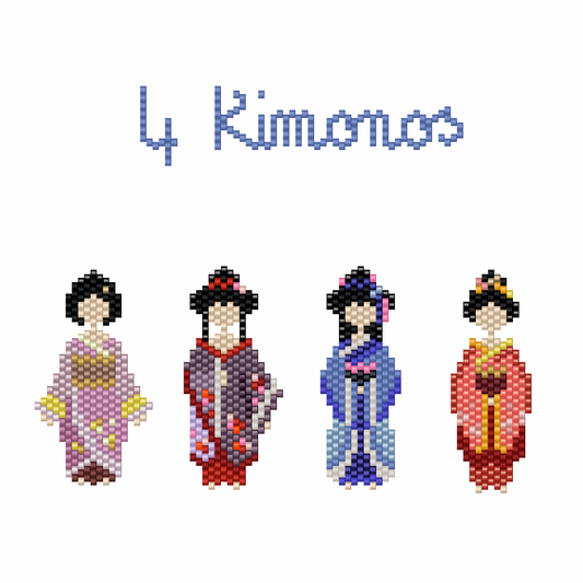 Conjunto de 4 kimonos #2