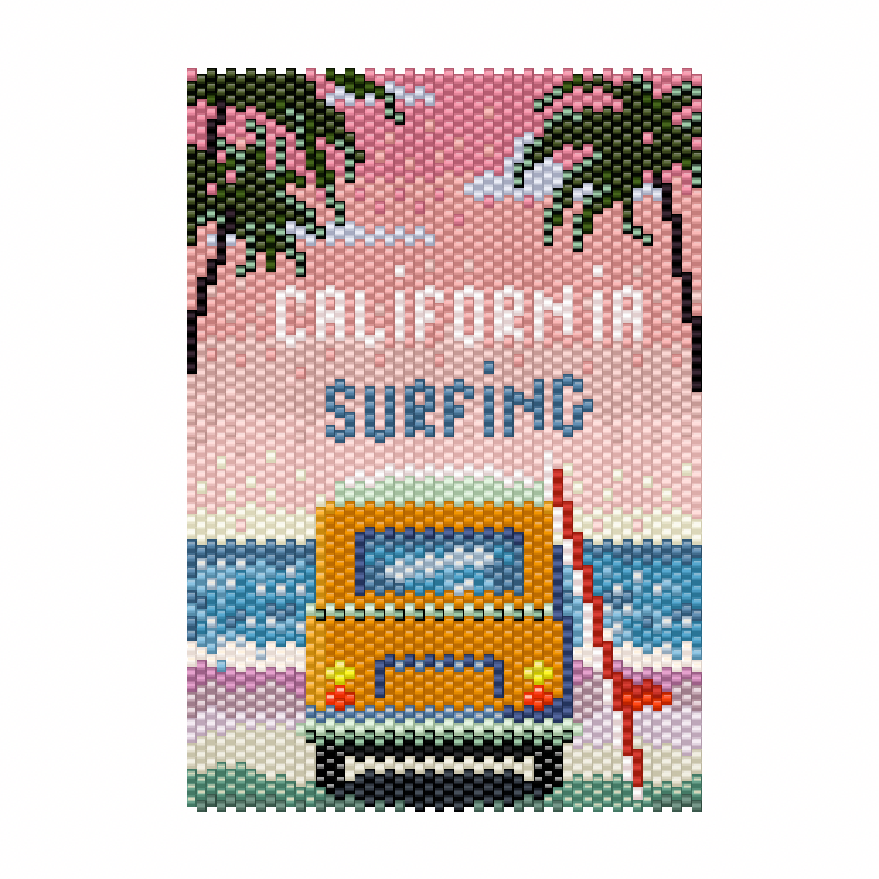 California surfing