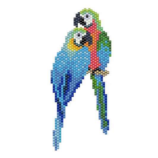 The pair of macaws