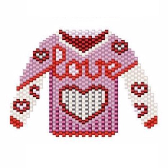 suéter de San Valentín