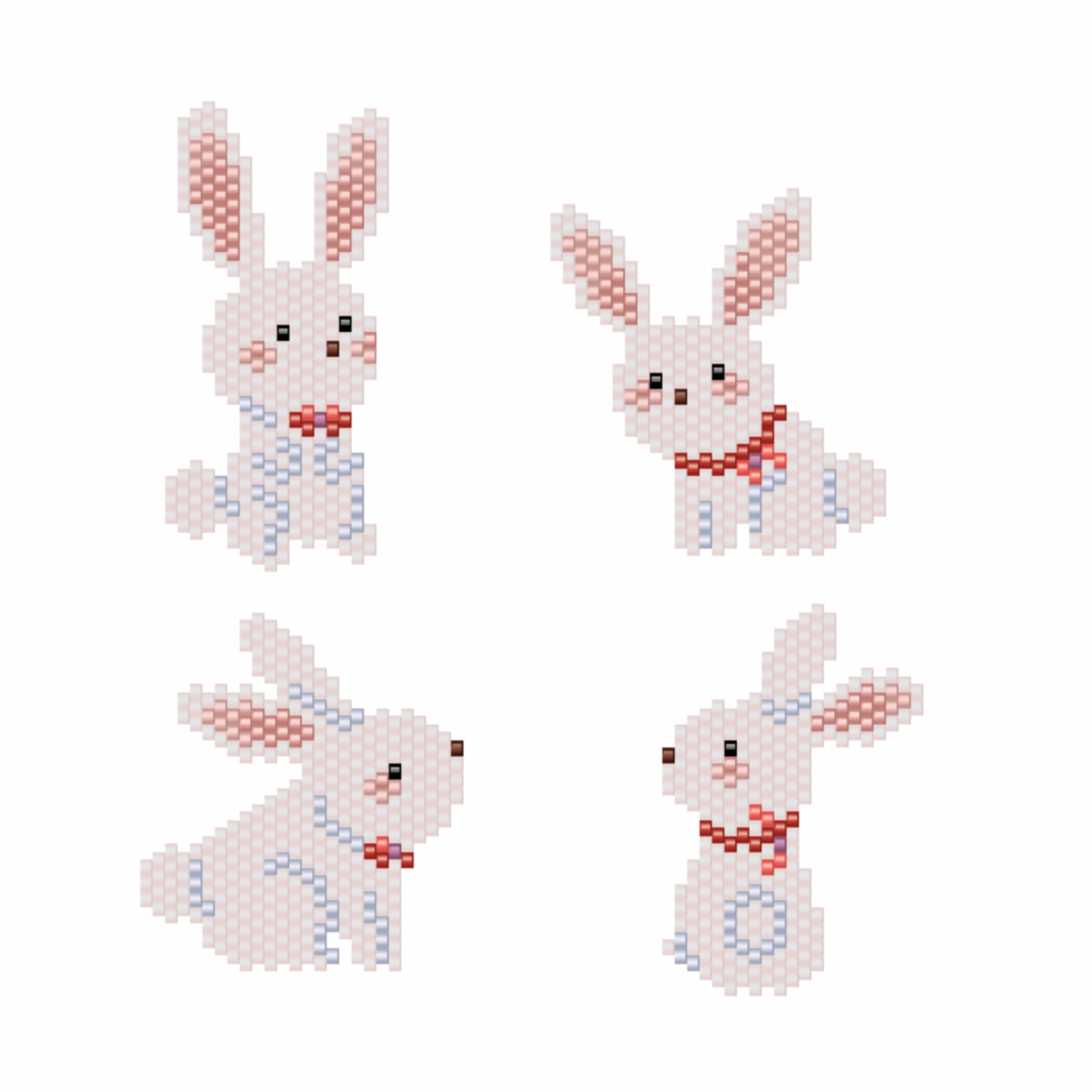 4 lapins