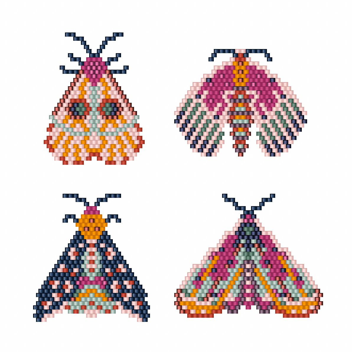 4 mariposas