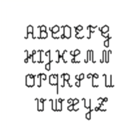 uppercase alphabet
